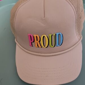 TARGET PRIDE COLLECTION PROUD TAN TRUCKER HAT: NEW WITH TAGS: ADULT UNISEX